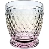 Villeroy & Boch Boston Pearl Tumbler, 11 oz, Crystal Glass Tumbler for Hot and Cold Drinks, Made in Germany, Dishwasher-Safe