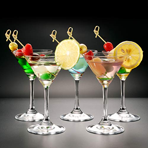 Bamboo Knot Skewers 4.7 Inch, Appetizer Décor Disposable Twisted Ends Cocktail Picks - Decorative Drink, Fruit, Olives, Baby Pickles, Pickled Okra, Shrimp Picks (Knotted Toothpicks, 100 Counts) - Thumbnail 7