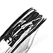 Cosmos ® 2 Pack Different Size Clear PVC Vinyl Zippered Luggage Toiletry Travel Carry Cosmetic Makeup Bag Pouch