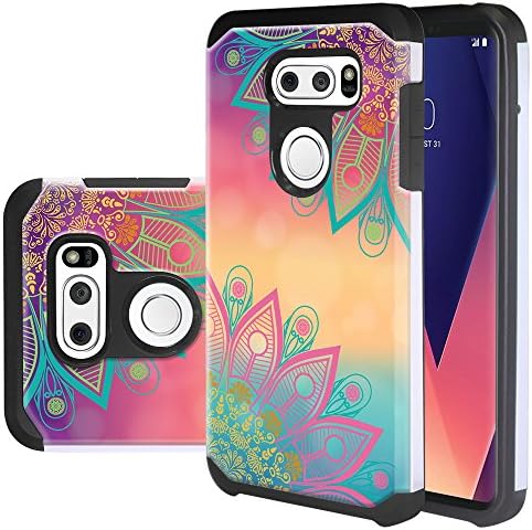 LG V30 Case, LG V30 Plus Case, LG V30+ Case, CimdaUS Drop Protection Shock Absorption Hybrid Dual Layer Armor Protective Defender Case Cover For LG V30 / V30 Plus / V30+ (B-1)