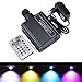 16W Fiber Optic Star Ceiling Light Kit, LED RGBW Engine Driver + RF 28 Key Remote Control + Crystal + Power Supply + Optical Fiber Cable 350pcs 0.03in/0.75mm 9.8ft/3m