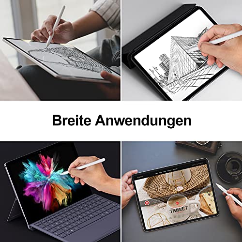 Nafiki iPad Stift mit Palm Rejection, Hochpräziser Feiner Spitze, Magnetische, Aktiver Stylus Pen für iPad, Touchscreen Eingabestift Kompatibel mit iPad 6/7/8, iPad Pro 11\'\' 12.9\'\', Air 3/4, Mini 5