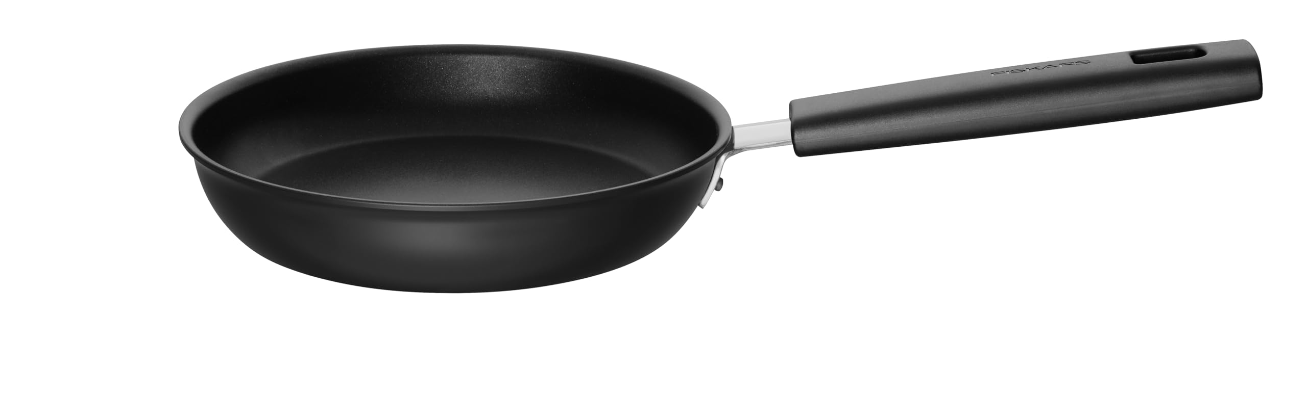 Fiskars Frying Pan, Ø 20 cm, Suitable for all types of hobs, Aluminium/plastic, Scratch-resistant, Non-stick coating, Hard Face, Black, 1052221
