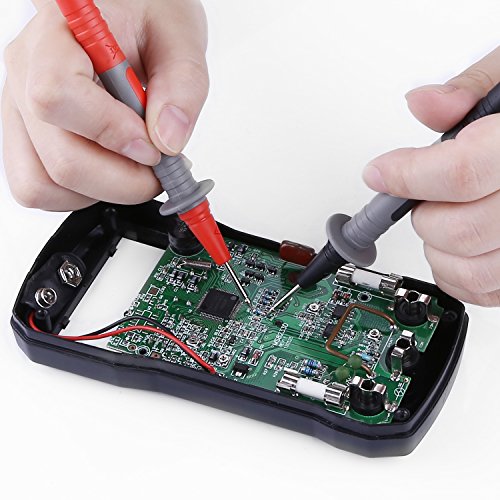 TACKLIFE Electronic Test Leads Kit, Digital Multimeter Leads with Protective Cover Replaceable Test Meter & Clamp Meter Probes Tips Set of 4-Pieces, MELT02 - Thumbnail 4