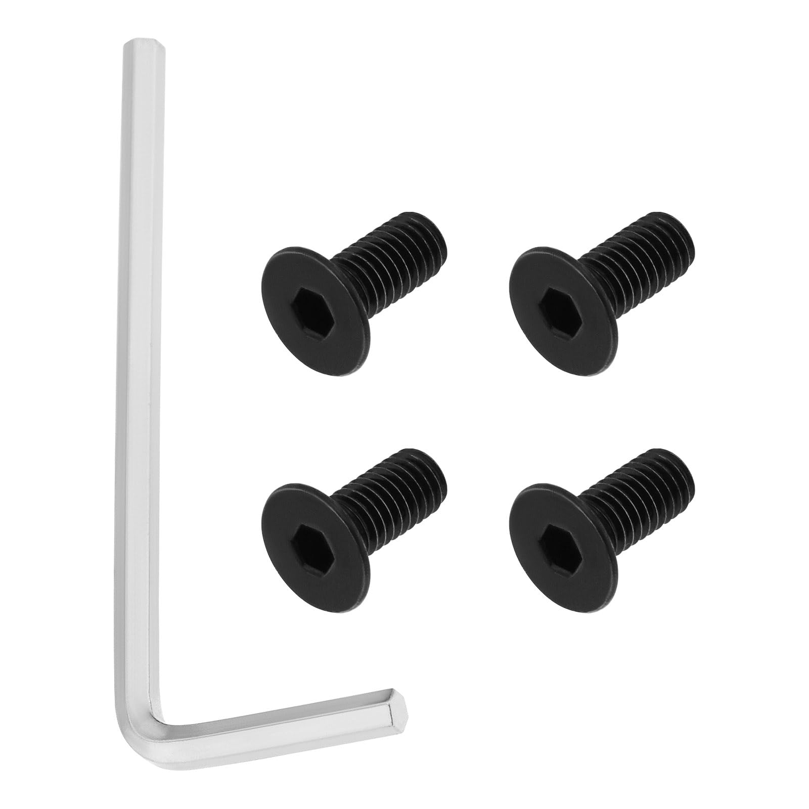 eMagTech 4pcs Forehead Head Screws Compatible with Ninebot ES1 ES2 ES4 Stainless Steel Socket Head Cap Screw Kit Electric Scooter Repair with Wrench