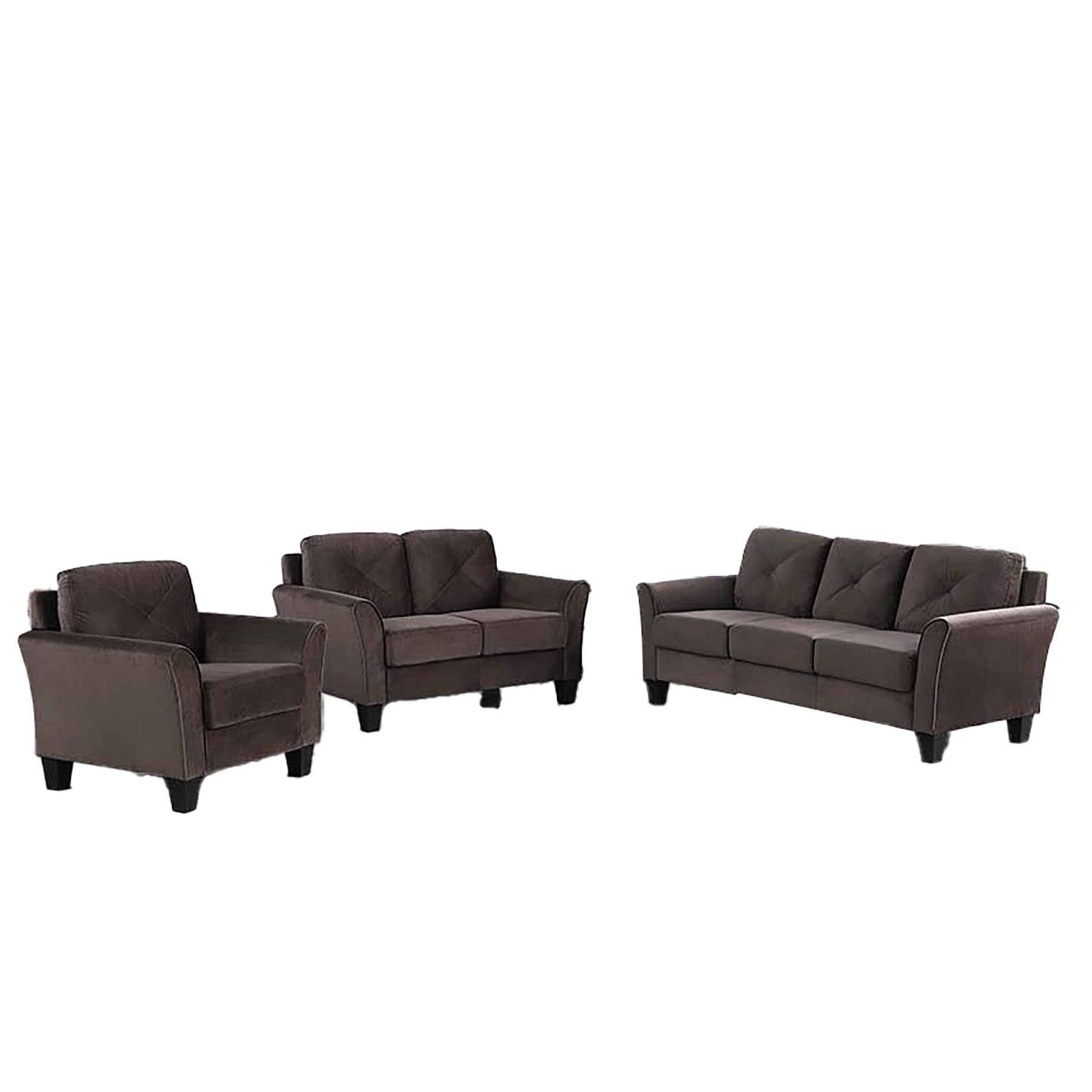Photo 1 of FUOROLA Norias 2 Piece Living Room Set, Taupe
