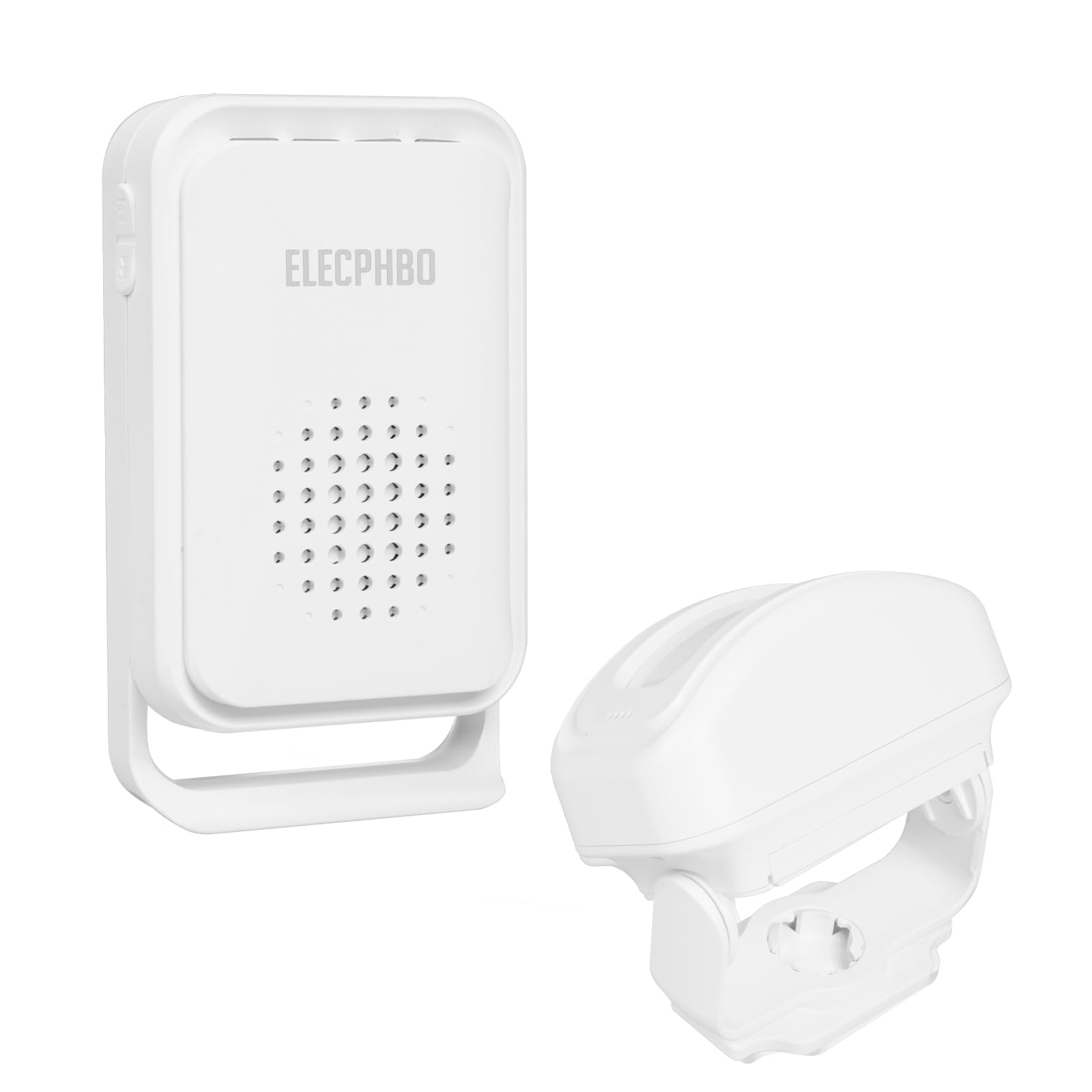 Wireless Bed Sensor Alarm & Fall Prevention for Elderly/Dementia and More,Caregiver Pager Motion Sensor Detecotr Door Chime with 5 Volume Level & Vibration
