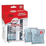 Full Crystal Refill Kit - Two 4 Oz. Crystal Powder Exterior Window Cleaner Packets for Glass and Screens (Cleans Up to 40 Windows)