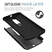 Droid Maxx 2 Case, MoKo [Shock Absorption] Slim Dual Layer Protective Case with Soft Silicone Bumper and Rigid PC Back Cover for Motorola Droid Maxx 2 / Moto X Play - Black