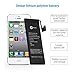 OMBAR Replacement Battery for iPhone 5, Fit Models A1428, A1429, A1442, Full Set of Replacement Kit Tools, Adhesive Strips & Instruction, Li-Polymer, 3.8V