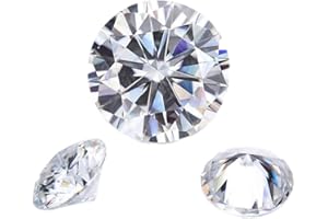 WUZHOUGEMS Moissanite Forever One White D Color VVS1 Round Cut Loose Moissanite Gemstone With GRA Certificate