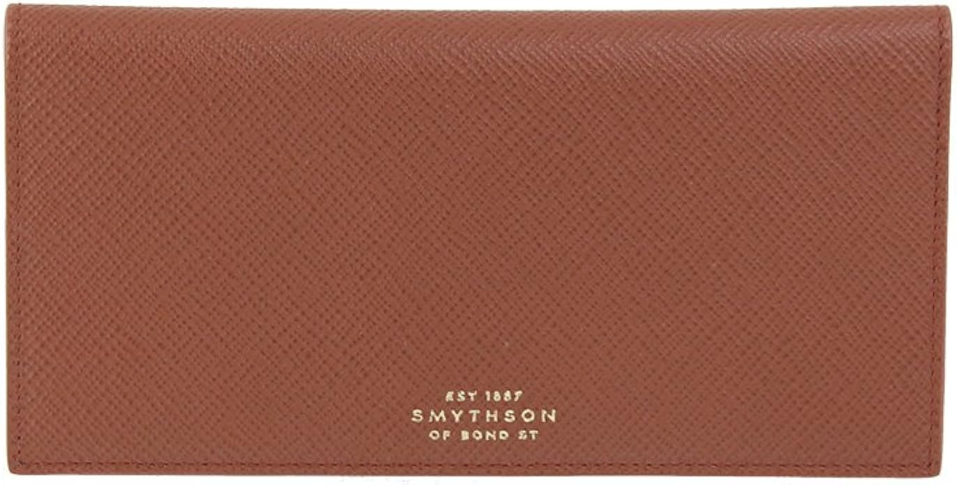 Amazon スマイソン Smythson メンズ 長財布 Slim Coat Wallet コニャックブラウン Cognac 並行輸入品 財布