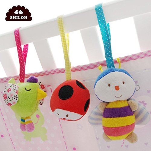 SHILOH Baby Activity Spiral Wrap Around Crib Bed Bassinet Stroller Rail Toy Caterpillar