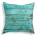 LuckyCow Throw Pillow Covers 18x18 Inch - Cotton Linen Blue Theme Ocean Starfish Wood Grain Beach Game Pillow Covers, Decorative Pillowcase for Home Sofa Bedding Couch Outdoor Cushion Covers.