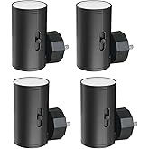 GEPLAD 4 Pack LED Night Light, Plug Into Wall, Dusk to Dawn Sensor, Soft White 3000K,Uplight & Downlight, for Bedroom, Stairway, Hallway,Bathroom Dimmable