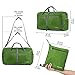 Gonex 60L Packable Travel Duffle Bag Foldable Duffel Bags for Luggage Gym Sports Camping Travelling Cycling Storage Shopping Water & Tear Resistant Green