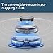 ECOVACS DEEBOT 661 Convertible Vacuuming or Mopping Robotic Vacuum Cleaner with Max Power Suction, Up to 110 min Runtime, Hard Floors & Carpets, App Controls, Self-Charging, Quietthumb 1