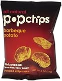 Popchips Barbeque Potato Chips, 0.8 oz, 24ct