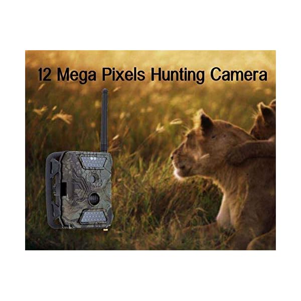 Wildkamera Nachtsicht,12mp HD Nachtsicht MMS Infrarot Wildlife Scouting Kamera Sendet Bilder Direkt An Ihr Telefon – Bild 7