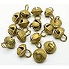 AzKrafts-Lot-100-Pcs-Vintage-Style-Indian-Brass-Horse-Sheep-Camel-Sleigh-Bells-15Mm-Ht