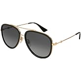 Gucci GG0062S Aviator Sunglasses For Men +BUNDLE with ACCESSORY EYEWEAR KIT