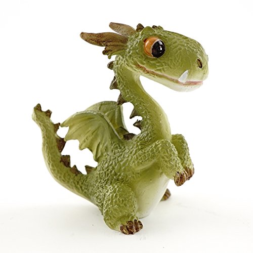 Top Collection 4412 Miniature Fairy Garden & Terrarium Mini Dragon Statue, Small