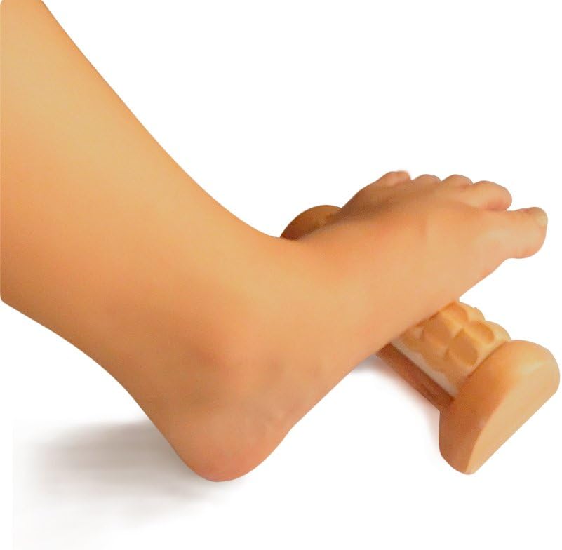 TheraFlow Foot Massager Roller - Relieve Foot Arch Pain, Plantar Fasciitis, Muscle Aches, Soreness. Stimulates Myofascial Release for Relaxation. Soothes Foot Tension/ Tightness.: Health & Personal Care