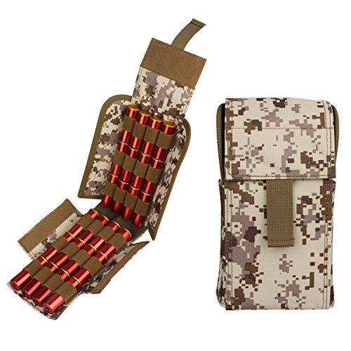 KOSIBATE Shotgun Shell Holder,for Airsoft Remington 870 12G 12 Gauge/20G 20 Gauge Tactical Molle