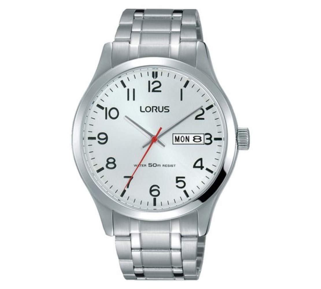 Lorus RXN39DX9 Mens Gents Stainless Steel Bracelet Wrist Watch Analog Date