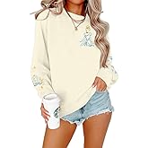 Magic Kingdom Sweatshirt Women Embroidered Princess Sweater Cute Fairy Shirt Family Vacation Castle Graphic Top