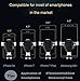 Walless Car Phone Holder, Air Vent Car Mount, One-Handed Performance Compatible for iPhone 7/7plus 6 6s, Samsung Galaxy S7 S6 & Other Smartphone (Golden)