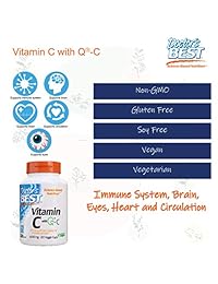 Doctor's Best Vitamin C with Quali-C 1000 mg, Non-GMO, Vegan, Gluten Free, Soy Free