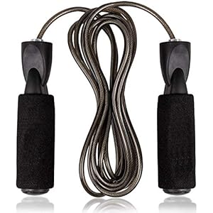 Skipping-Rope-Fitness-Speed-Jump-Rope-for-Weight-Loss-for-Adult-Men-Women-Workout-Exercise-Interval-Training-Single-Double-Under-at-Home Skipping Rope Fitness, Speed Jump Rope for Weight Loss for Adult Men Women, Workout Exercise Interval Training Single…