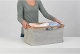 Brabantia 118180 Laundry Basket with Bamboo Top Grey 40 L view 5