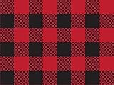 Lumberjack Gift Wrap (Red Buffalo Plaid) for Christmas Wrapping, 24