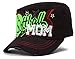TOP HEADWEAR Softball Mom Distressed Adjustable Cadet Cap - Black