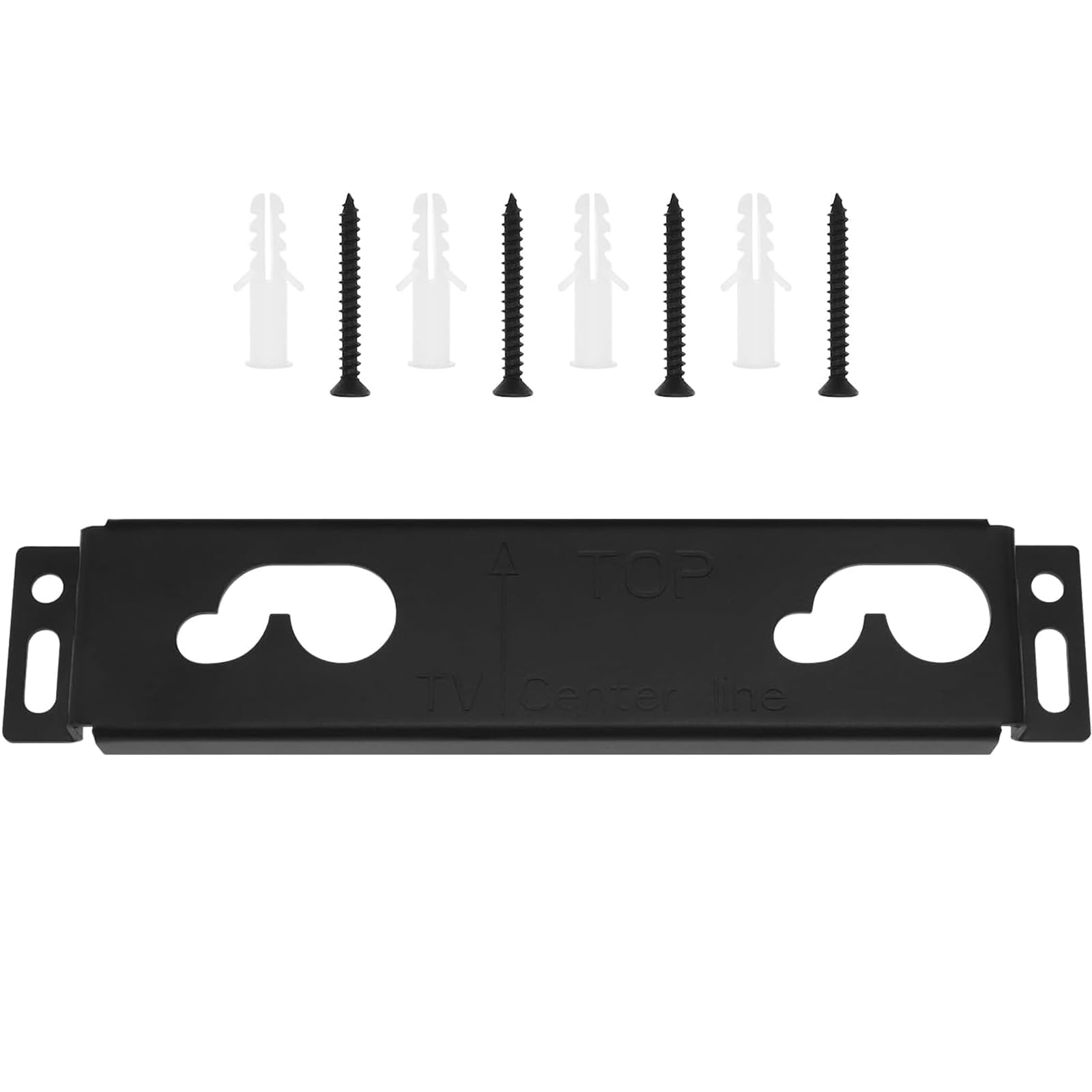 Vokowin Black Wall Mount Bracket Soundbar Shelf Compatible with Soundbar AAA74310301 MAZ63344001 LAS260B LAS454B NB3530A, NB2420A NB3740 NBN36NB NB3531A SH3K (Black) (K427-1)