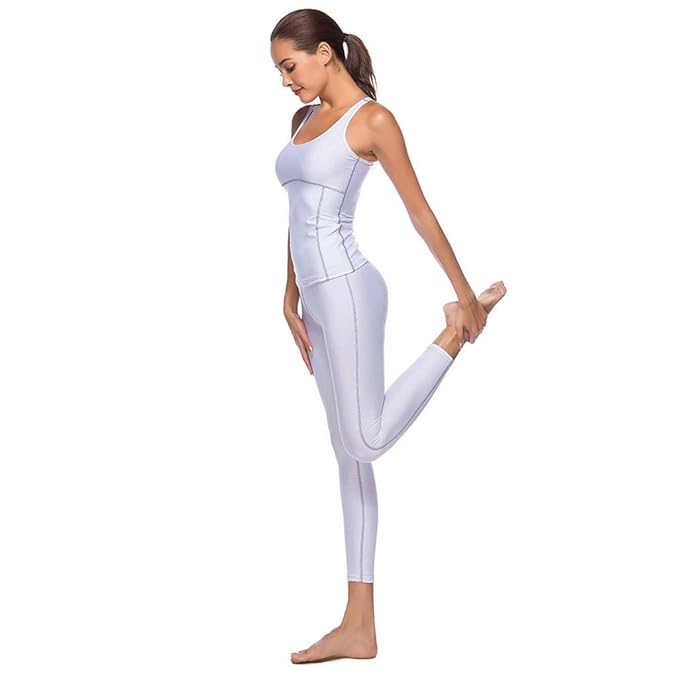 Amazon.com: Conjunto de yoga para mujer, ropa deportiva ...