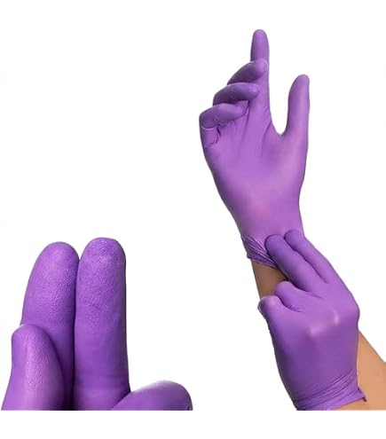 アキュバンス　MarVera Advance 13.5Tパープル Kimberly Clark Safety 55082 Nitrile Gloves, Powder Free, Medium