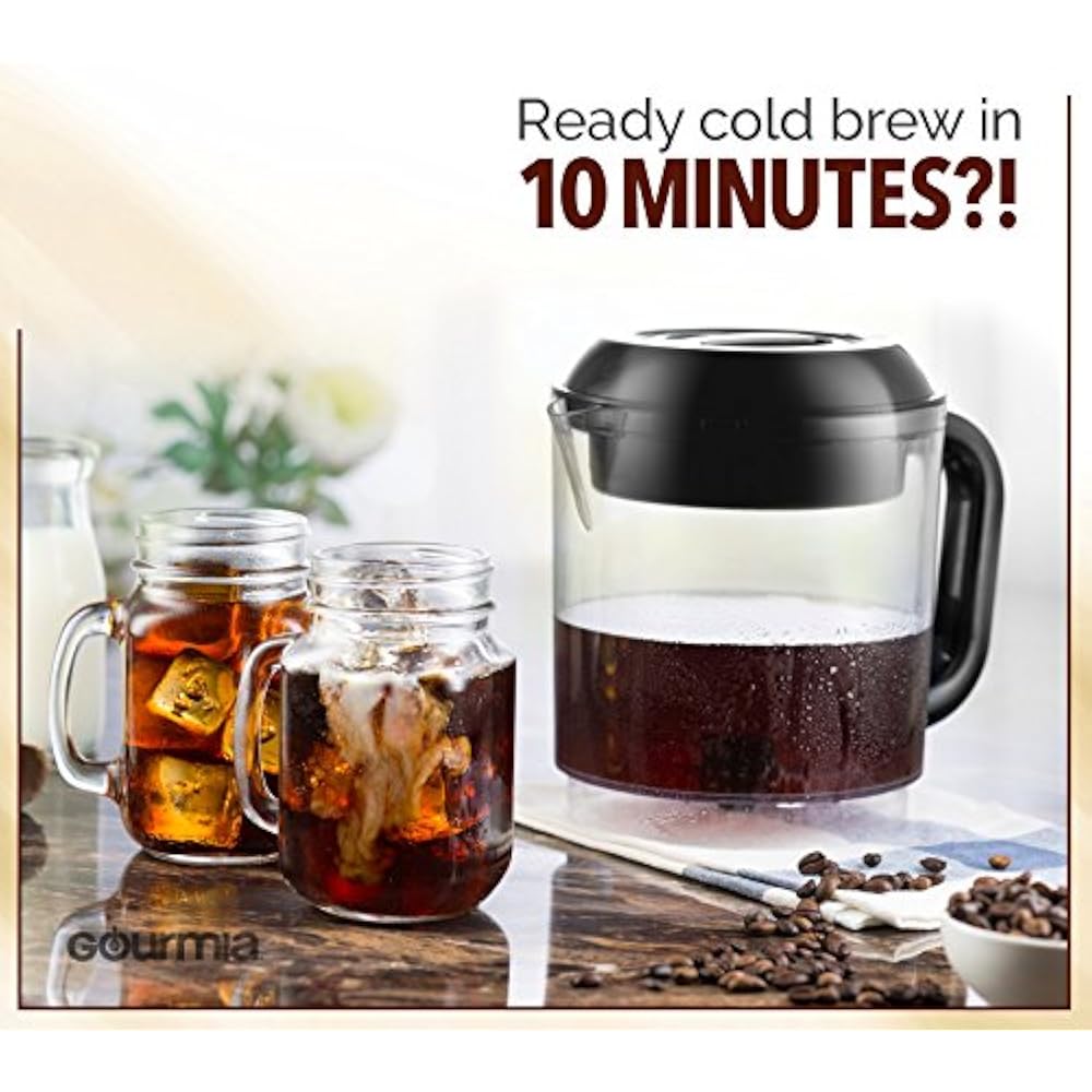 GCM6800 Automatic Cold Brew Coffee Maker 10 Minutes Fast Patented Ice