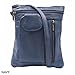 Krediz Leather Crossbody Bags for Women Trendy - Multi Pockets Side Bags for Women - Super Soft Shoulder Bag for Women Crossbody (Regular, Navy)