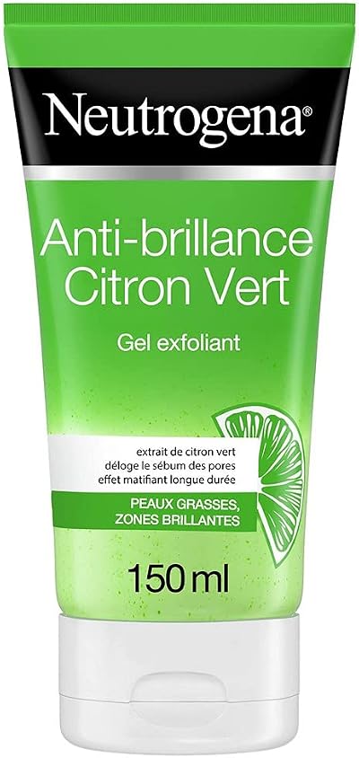 Neutrogena Visibly Clear Fine Matt Skin Refining Wash Scrub 150ml Lime Mandarin