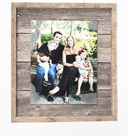 Rustic Wall Decor Picture Frame Farmhouse Barnwood Home Decoration (85" X 11")