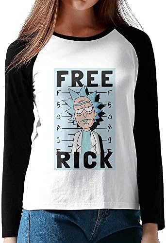 Loneki Women's Rick And Morty Baseball Raglan T-Shirts