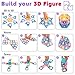 Castle Magnetic Blocks - 132-Piece Set for Girls & Boys with Play Magnet Figures & Tiles - 3D STEM Building Educational Construction Toy for Toddlers & Kid 3 4 5 6 7 Year Old Age - Great Children Gift