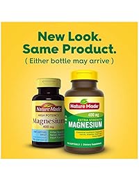 Nature Made High Potency Magnesium Softgels, 110 Count, 3112, 110 piezas, 1