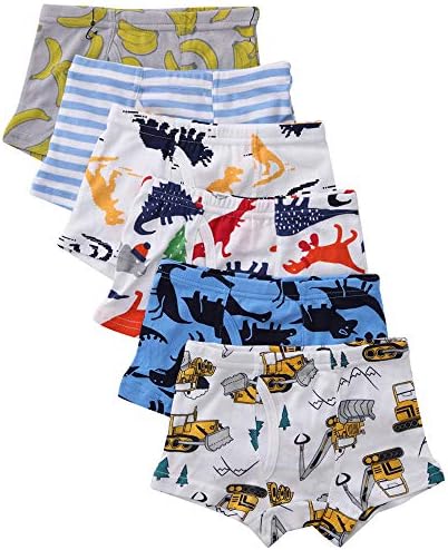 benetia Boys' Soft Cotton Underwear 6 -Pack