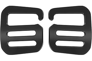 PATIKIL g Hook Webbing Slide Buckles, Metal g Hooks Webbing Buckles Clips Adjustable Buckle