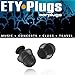 Tantu Sleep Headphones, Noise Isolating, in-Ear, Earbuds Headphones with Comfortable Silicone HD Stereo Speakers Perfect for Sleeping, Sports, Air Travel, Meditation and Relaxation