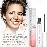 Faith & Grace Eyelash Growth Serum (Made in USA) Grow Eyelashes Longer, Fuller & Thicker to Look More Beautiful! Nourish Damaged Lashes to Restore Health and Boost Rapid Growth! 5mL (5ml)